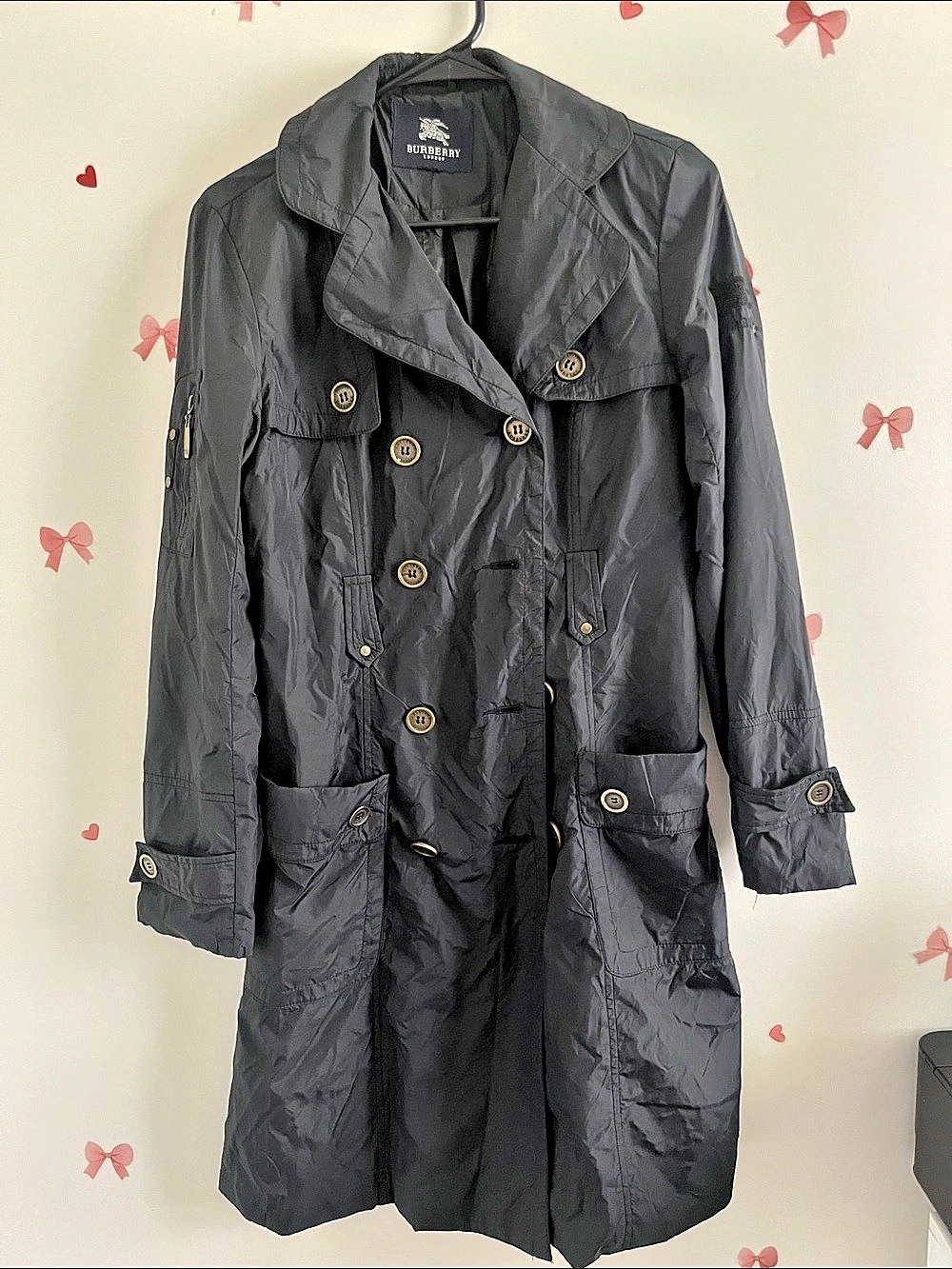 Burberry Women's Black Trench Coat
